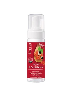 Lirene Lirene Lirene Superfood naturalna pianka myjąca do twarzy Acai & Guarana 150ml Pianka
