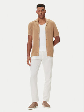 Lindbergh Lindbergh Παντελόνι υφασμάτινο 30-008003 Λευκό Tapered Fit