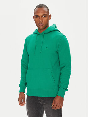Tommy Hilfiger Tommy Hilfiger Felpa Essential MW0MW37235 Verde Regular Fit