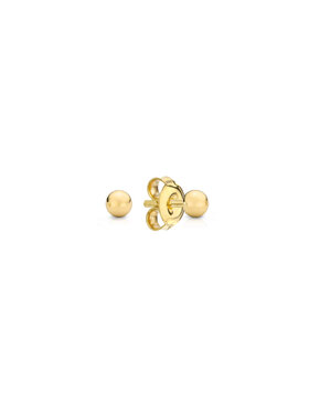 Fugart Fugart Kolczyki Kolczyki złote kulki 3mm FUG7-17-K00469-2 Złoty