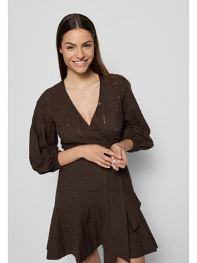 BIZUU BIZUU Letní šaty AMBROSIA Hnědá Standard Fit