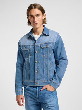 Lee Lee Kurtka jeansowa RIDER JACKET Niebieski Regular Fit