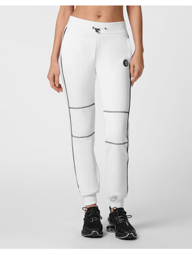 Plein Sport Plein Sport Joggery 14235 Biały Regular Fit