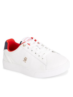 Tommy Hilfiger Tommy Hilfiger Сникърси Essential Elevated Court Sneaker FW0FW07685 Екрю