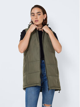 Noisy May Noisy May Bezrękawnik 27018397 Khaki Regular Fit
