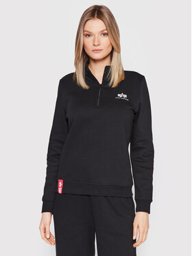 Alpha Industries Alpha Industries Jopa Half Zip 108030 Črna Regular Fit