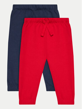 OVS OVS Set 2 perechi de pantaloni 2119712 Roșu Regular Fit