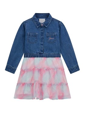 Guess Kids Guess Kids Sukienka 175921 Kolorowy Classic Fit