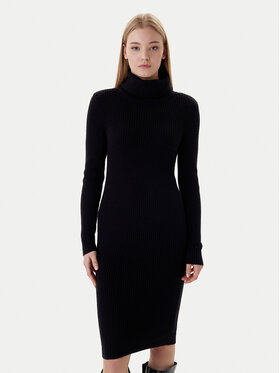 ONLY ONLY Sukienka dzianinowa Nellie 15363533 Czarny Regular Fit