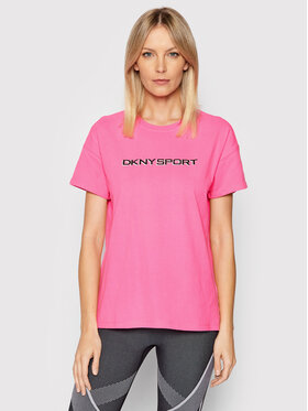 DKNY Sport DKNY Sport Marškinėliai DP1T8771 Rožinė Regular Fit