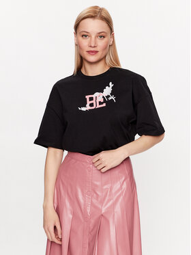 United Colors Of Benetton United Colors Of Benetton Majica 3BL0D103W Črna Regular Fit
