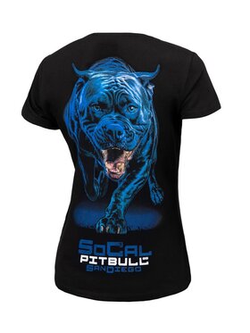 PITBULL PITBULL T-Shirt Koszulka damska In Blue XS Czarny Regular Fit