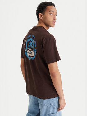 Element Element Póló Bad Doggie ELYZT00560 Barna Relaxed Fit