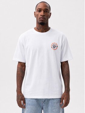 MyStars MyStars T-Shirt Cowgirl Surfing 132423 Biały Regular Fit