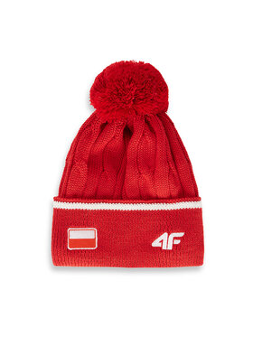 4F 4F Czapka MIDSHOP ACCESSORIES Czerwony