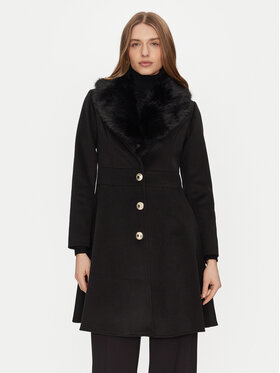 Rinascimento Rinascimento Übergangsmantel CFC0121914003 Schwarz Regular Fit