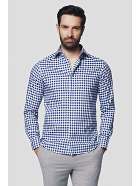 Lancerto Lancerto Koszula Rafaella KO051124000040 Granatowy Slim Fit