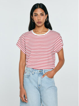 BIG STAR BIG STAR T-Shirt ALEKSA Czerwony Comfort Fit