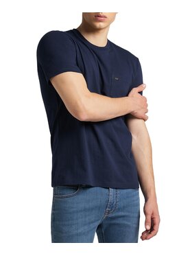 Lee Lee T-Shirt L63JFQ35 Granatowy Slim Fit