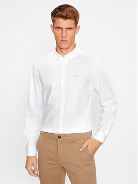 BOSS Boss Koszula Biado_R 50497486 Biały Slim Fit