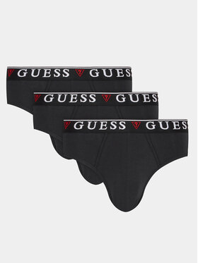 Guess Guess Комплект 3 чифта слипове U97G00 K6YW1 Черен