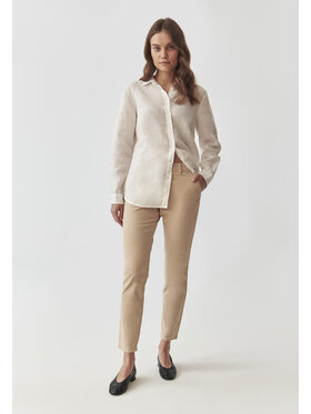 TATUUM TATUUM Kalhoty z materiálu HINO Khaki Skinny Fit