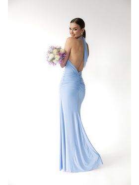 Aurora Aurora Sukienka wieczorowa Alice Niebieski Feminine Fit