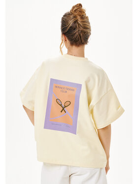 Mirons Mirons T-Shirt Print Beżowy Regular Fit