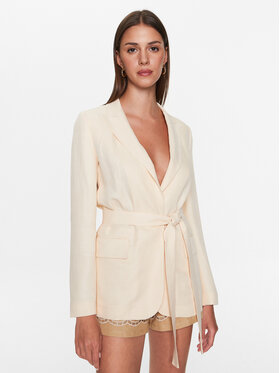 TWINSET TWINSET Švarkas 231TT2771 Écru Regular Fit