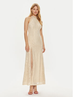 Guess Abito da sera W2YK96 K3I20 Beige Regular Fit Modivo