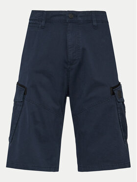 s.Oliver s.Oliver Pantalon scurți din material 2141741 Bleumarin Regular Fit
