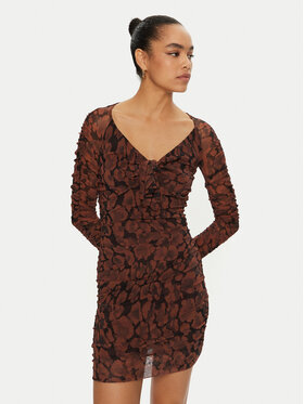 PINKO PINKO Kasdieninė suknelė Ribolla 103298 A1RB Ruda Slim Fit