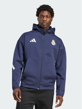 adidas adidas Bluza techniczna Originals Real Madrid Niebieski jasny Regular Fit