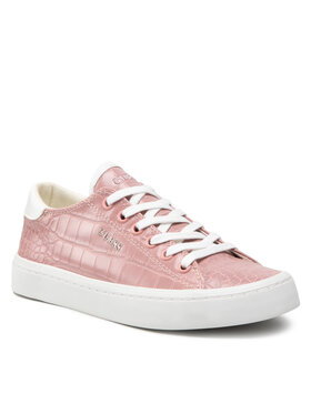 Guess Guess Sneakersy Ester FL5EST PEL12 Różowy