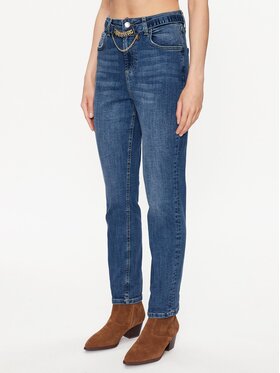 Liu Jo Liu Jo Jeansy UF3019 D4391 Tmavomodrá Straight Fit
