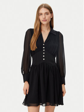 Morgan Morgan Rochie de zi 251-ROPLIS Negru Loose Fit