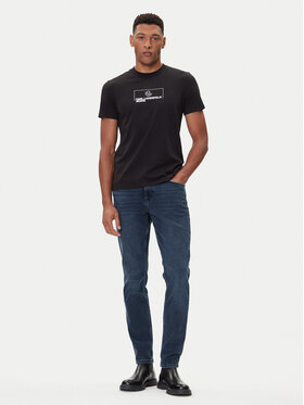 Karl Lagerfeld Jeans Karl Lagerfeld Jeans T-Shirt A4M17020 Μαύρο Slim Fit