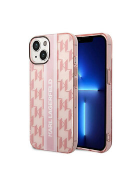 KARL LAGERFELD KARL LAGERFELD Etui na telefon Mono Vertical Stripe Różowy
