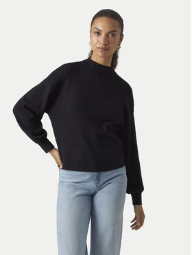 Vero Moda Vero Moda Sweter Nancy 10290748 Czarny Regular Fit