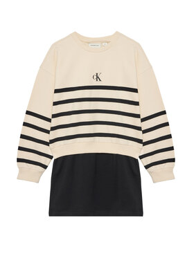 Calvin Klein Jeans Calvin Klein Jeans Трикотажна сукня IG0IG02963 D Бежевий Relaxed Fit