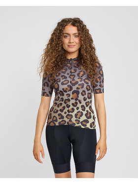 Rivanelle Rivanelle Koszulka rowerowa WILDCAT ELITE Brązowy Narrow Fit