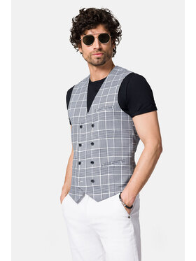 Lancerto Lancerto Kamizelka Foley KA131123000009 Szary Slim Fit