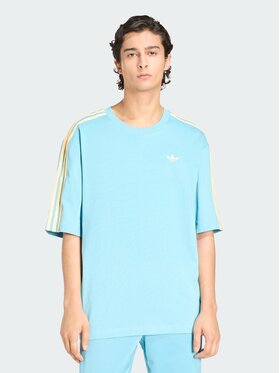 adidas adidas T-Shirt 159141 Błękitny Oversize