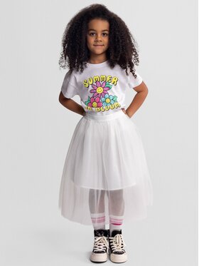 minoti minoti Spódnica maxi 30SKIRT161 Écru Regular Fit