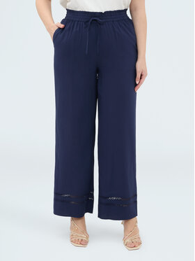 Fiorella Rubino Fiorella Rubino Pantaloni di tessuto P042T005287N034 Blu Regular Fit