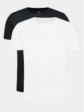 Gant Gant 2 t-kreklu komplekts C-Neck 2 Pack 900002008 Melns Regular Fit
