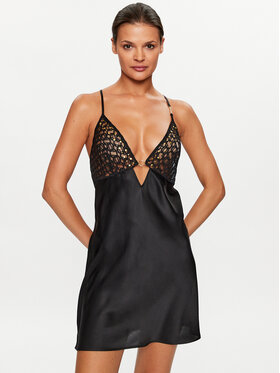 Chantelle Chantelle Nachthemd C01540 Schwarz Regular Fit