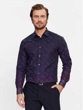 Boss Boss Marškiniai H-Cole-C1-234 50502918 Violetinė Slim Fit