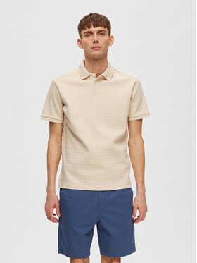 Selected Homme Selected Homme Polo 16088575 Beige Regular Fit