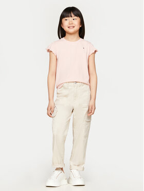 Tommy Hilfiger Tommy Hilfiger Marškinėliai Essential KG0KG07052 Rožinė Regular Fit
